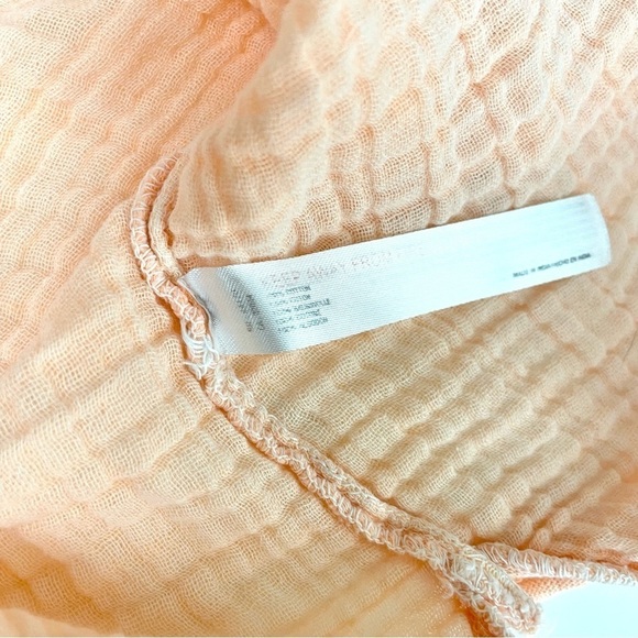 Out From Under Urban Outfitters Orange Button Down Top Large - Picture 7 of 11